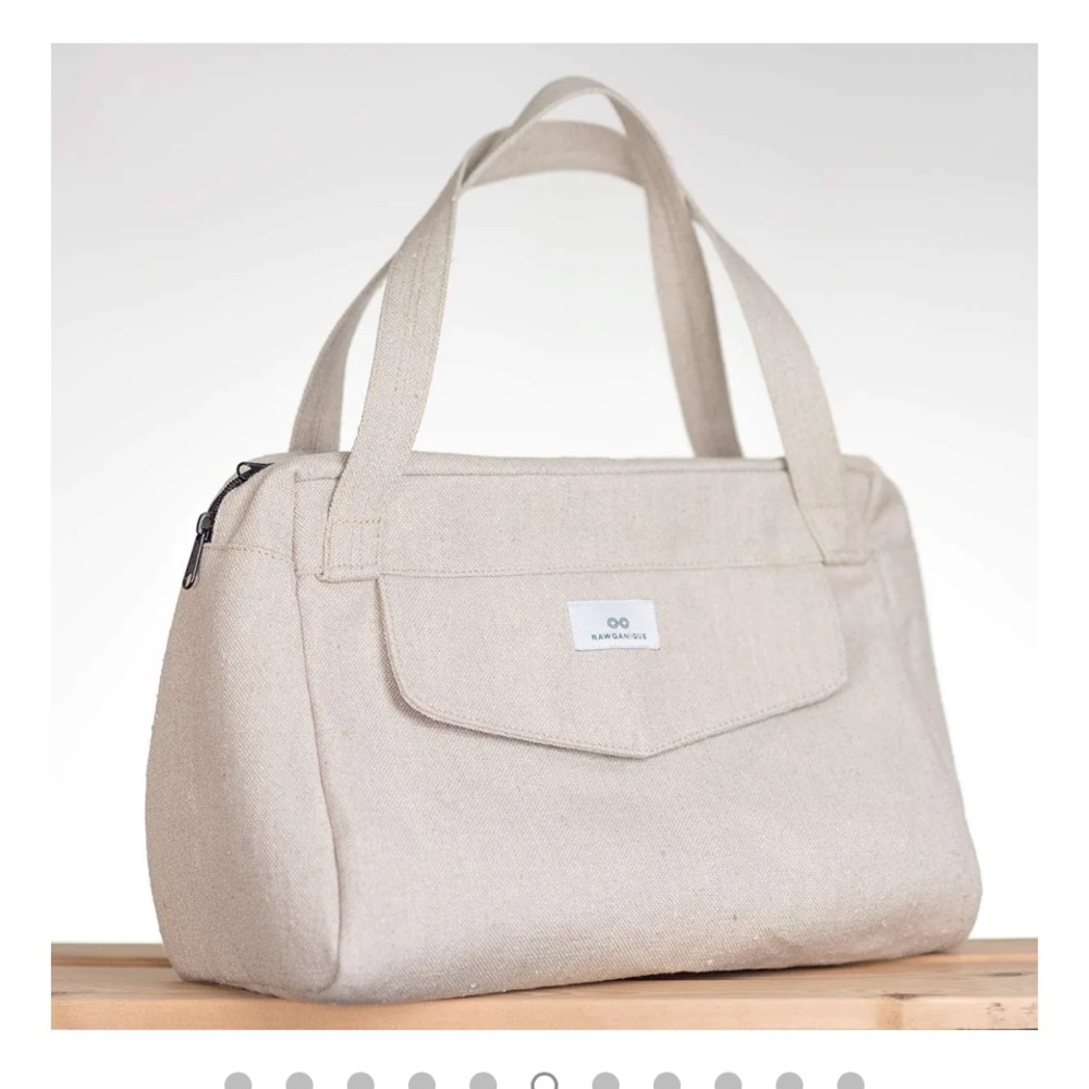 Rawganique Vegan 100% Organic Stiff Hemp Canvas Travel Bag